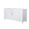 Custom image for White with Brushed Nickel Trim / No Mirror