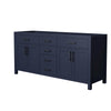 Custom image for Dark Blue with Matte Black Trim / No Mirror