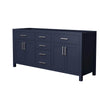 Custom image for Dark Blue with Brushed Nickel Trim / No Mirror
