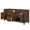 Custom image for Dark Walnut with Matte Black Trim / No Mirror
