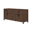 Custom image for Dark Walnut with Matte Black Trim / No Mirror