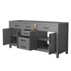 Custom image for Dark Gray with Matte Black Trim / No Mirror