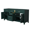 Custom image for Green with Brushed Nickel Trim / No Mirror
