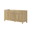 Custom image for Whitewashed Oak with Brushed Nickel Trim / No Mirror