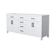 Custom image for White with Matte Black Trim / No Mirror