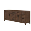 Custom image for Dark Walnut with Matte Black Trim / No Mirror