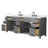 Custom image for Dark Gray with Matte Black Trim / Giotto Quartz / No Mirror