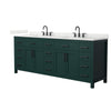 Custom image for Green with Matte Black Trim / Giotto Quartz / No Mirror