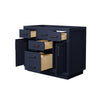 Custom image for Dark Blue with Matte Black Trim / No Mirror