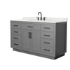 Custom image for Dark Gray with Matte Black Trim / Giotto Quartz / No Mirror