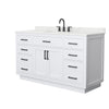 Custom image for White with Matte Black Trim / Giotto Quartz / No Mirror