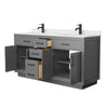 Custom image for Dark Gray with Matte Black Trim / Giotto Quartz / No Mirror