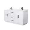 Custom image for White with Matte Black Trim / White Quartz / No Mirror
