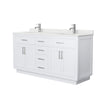 Custom image for White with Brushed Nickel Trim / Giotto Quartz / No Mirror