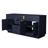 Custom image for Dark Blue with Matte Black Trim / No Mirror