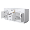 Custom image for White with Matte Black Trim / No Mirror