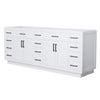 Custom image for White with Matte Black Trim / No Mirror