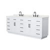 Custom image for White with Matte Black Trim / Giotto Quartz / No Mirror