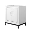 Custom image for White with Matte Black Trim / No Mirror