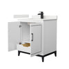 Custom image for White with Matte Black Trim / White Quartz / No Mirror