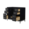 Custom image for Black with Brushed Nickel Trim / No Mirror