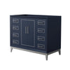 Custom image for Dark Blue with Brushed Nickel Trim / No Mirror