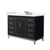 Custom image for Black with Brushed Nickel Trim / Giotto Quartz / No Mirror