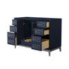 Custom image for Dark Blue with Brushed Nickel Trim / No Mirror