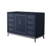 Custom image for Dark Blue with Brushed Nickel Trim / No Mirror