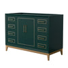 Custom image for Green with Satin Bronze Trim / No Mirror