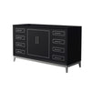 Custom image for Black with Brushed Nickel Trim / No Mirror
