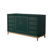 Custom image for Green with Satin Bronze Trim / No Mirror
