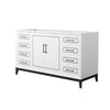 Custom image for White with Matte Black Trim / No Mirror