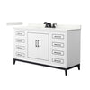 Custom image for White with Matte Black Trim / Giotto Quartz / No Mirror
