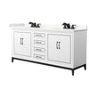 Custom image for White with Matte Black Trim / Giotto Quartz / No Mirror