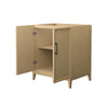 Custom image for White Oak with Matte Black Trim / No Mirror