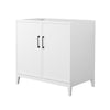 Custom image for White with Matte Black Trim / No Mirror