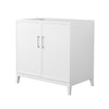 Custom image for White with Brushed Nickel Trim / No Mirror