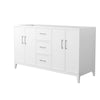 Custom image for White with Brushed Nickel Trim / No Mirror