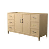 Custom image for White Oak with Matte Black Trim / No Mirror