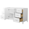 Custom image for White with Brushed Nickel Trim / No Mirror