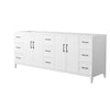 Custom image for White with Matte Black Trim / No Mirror