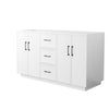 Custom image for White with Matte Black Trim / No Mirror