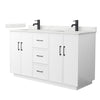 Custom image for White with Matte Black Trim / Giotto Quartz / No Mirror