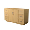 Custom image for Light Oak with Brushed Nickel Trim / No Mirror