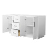 Custom image for White with Matte Black Trim / No Mirror