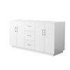 Custom image for White with Brushed Nickel Trim / No Mirror