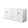 Custom image for White with Matte Black Trim / No Mirror