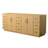 Custom image for Light Oak with Matte Black Trim / No Mirror