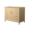 Custom image for White Oak with Brushed Nickel Trim / No Mirror